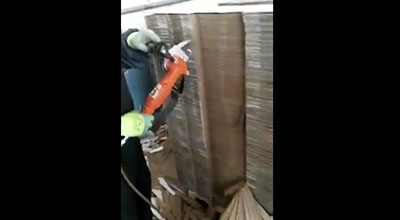 双片糊箱机下压合式4